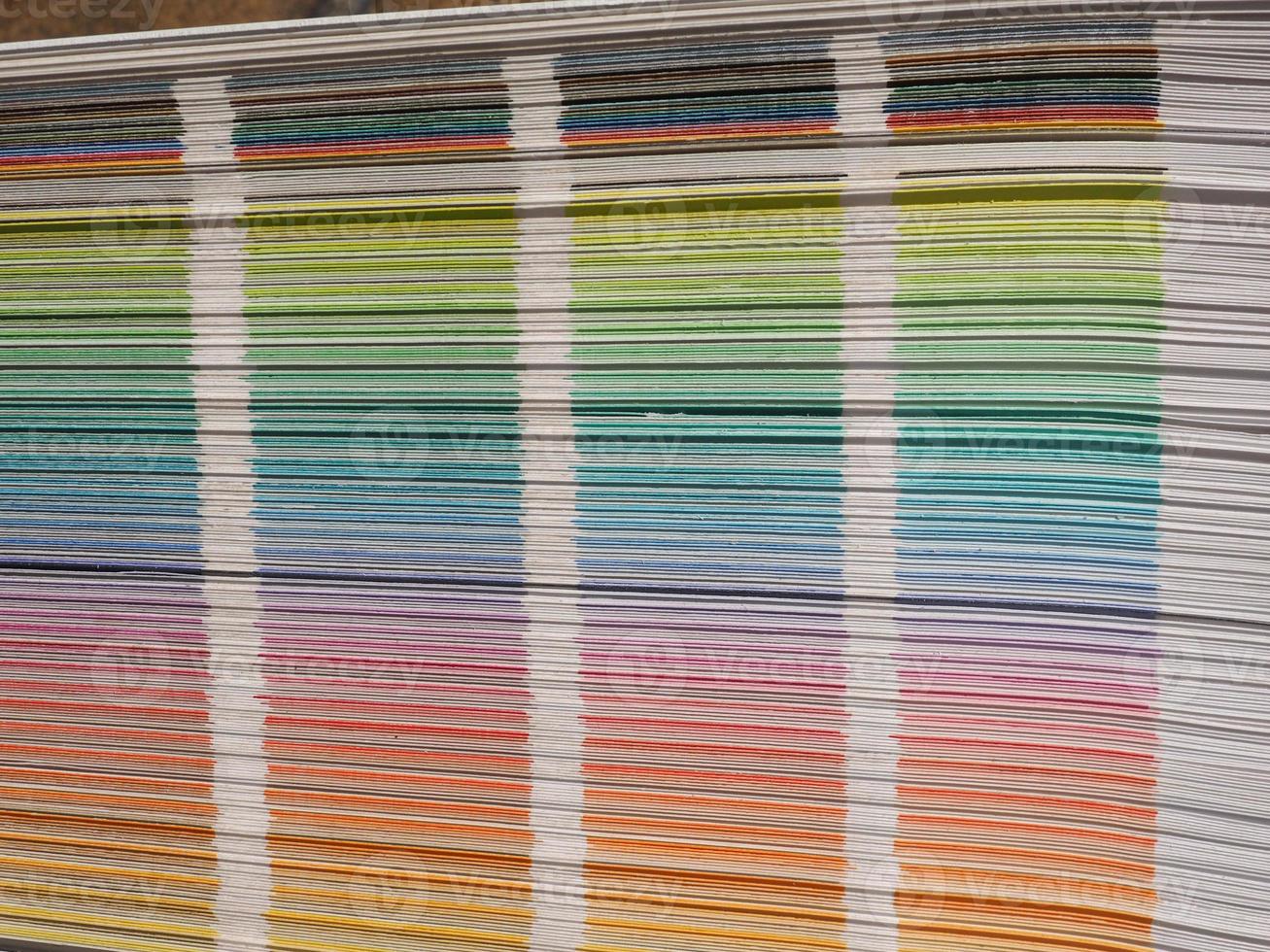color samples system photo