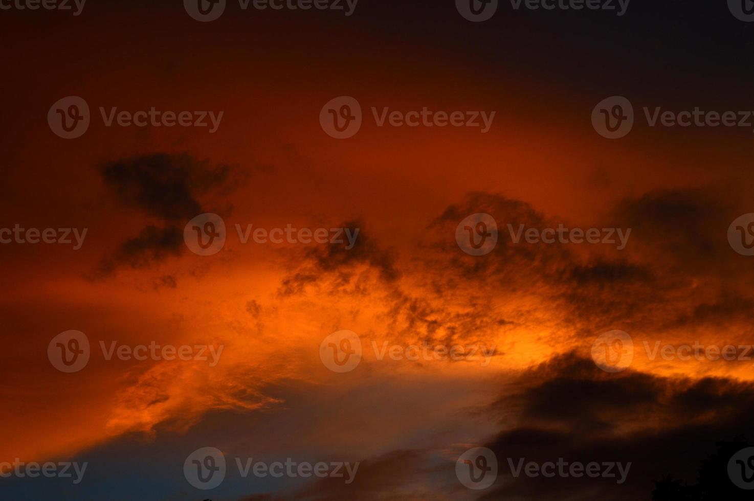 Beautiful sunset sky with clouds. Abstract sky. photo