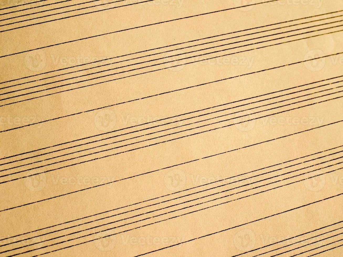 Blank sheet music photo