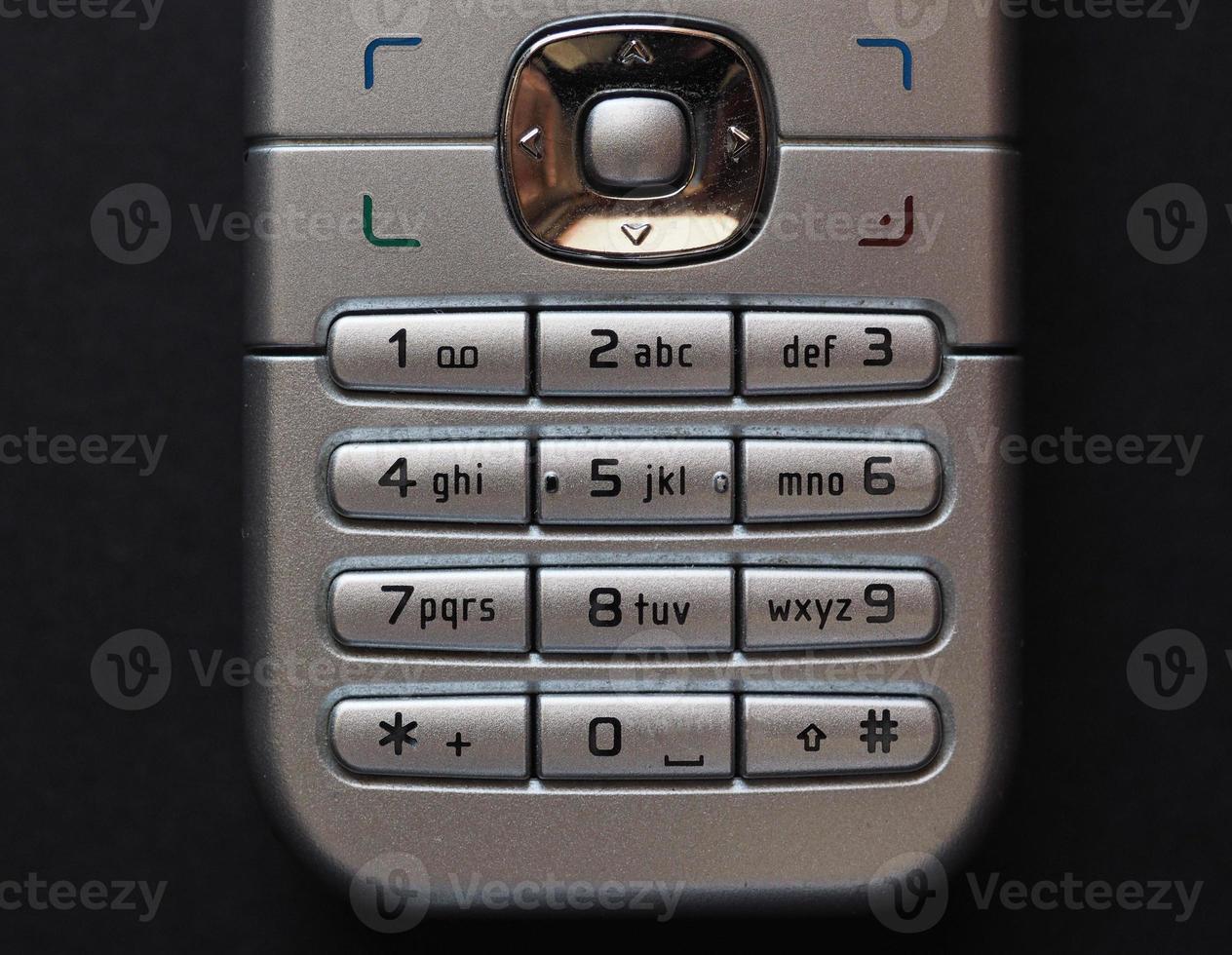 vintage telephone keypad photo