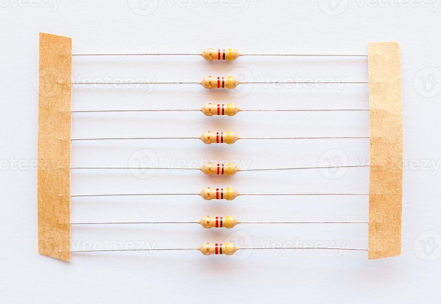 Passive electronic resistor photo