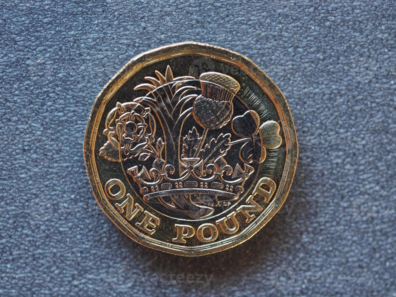 1 pound coin, United Kingdom photo