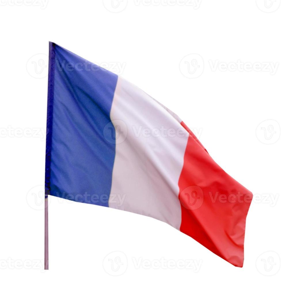 France flag isolated photo