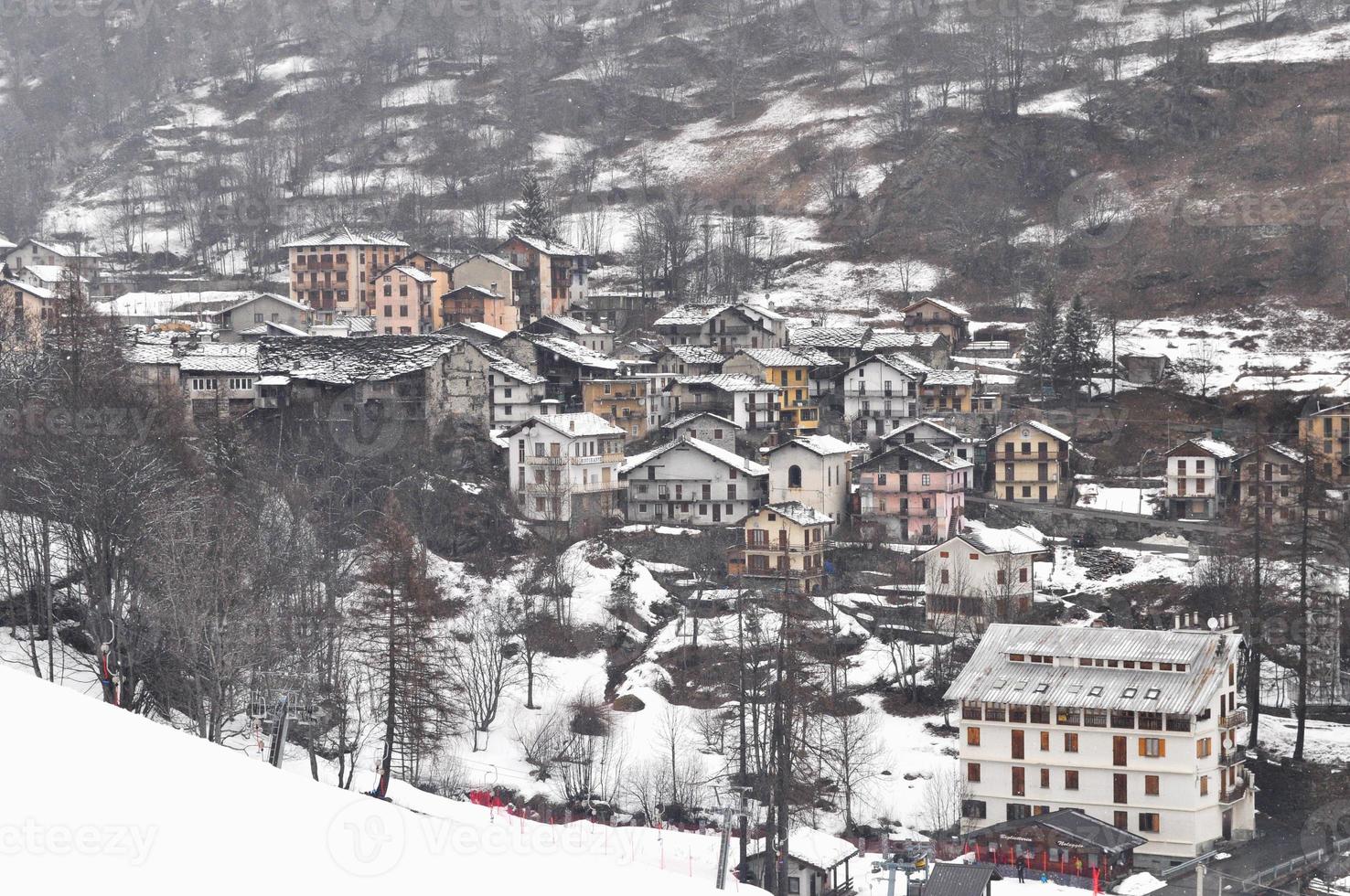 View of Balme, Aosta Valley photo