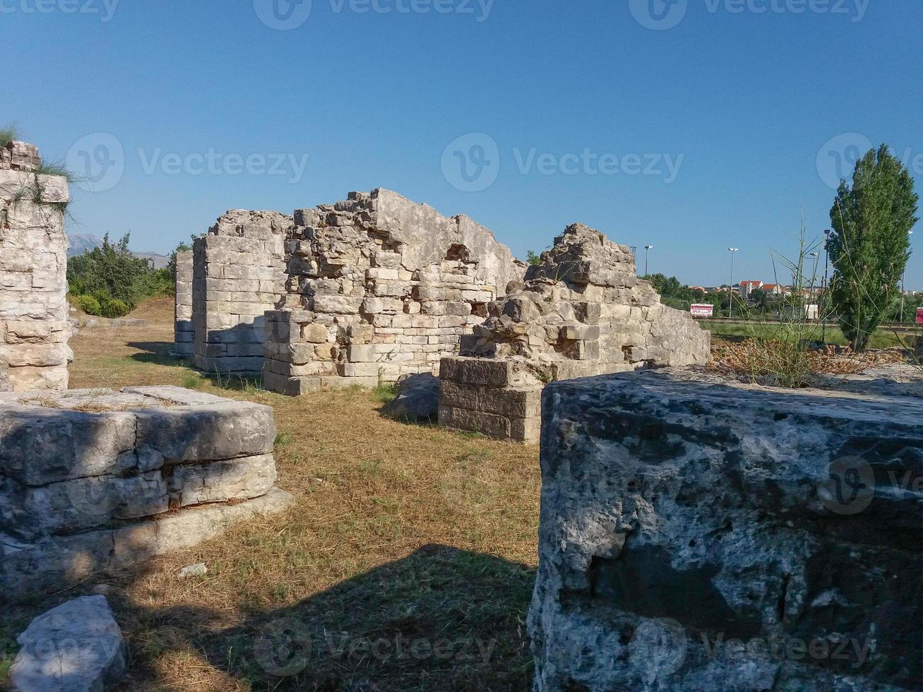 Roman ruins in Salona photo