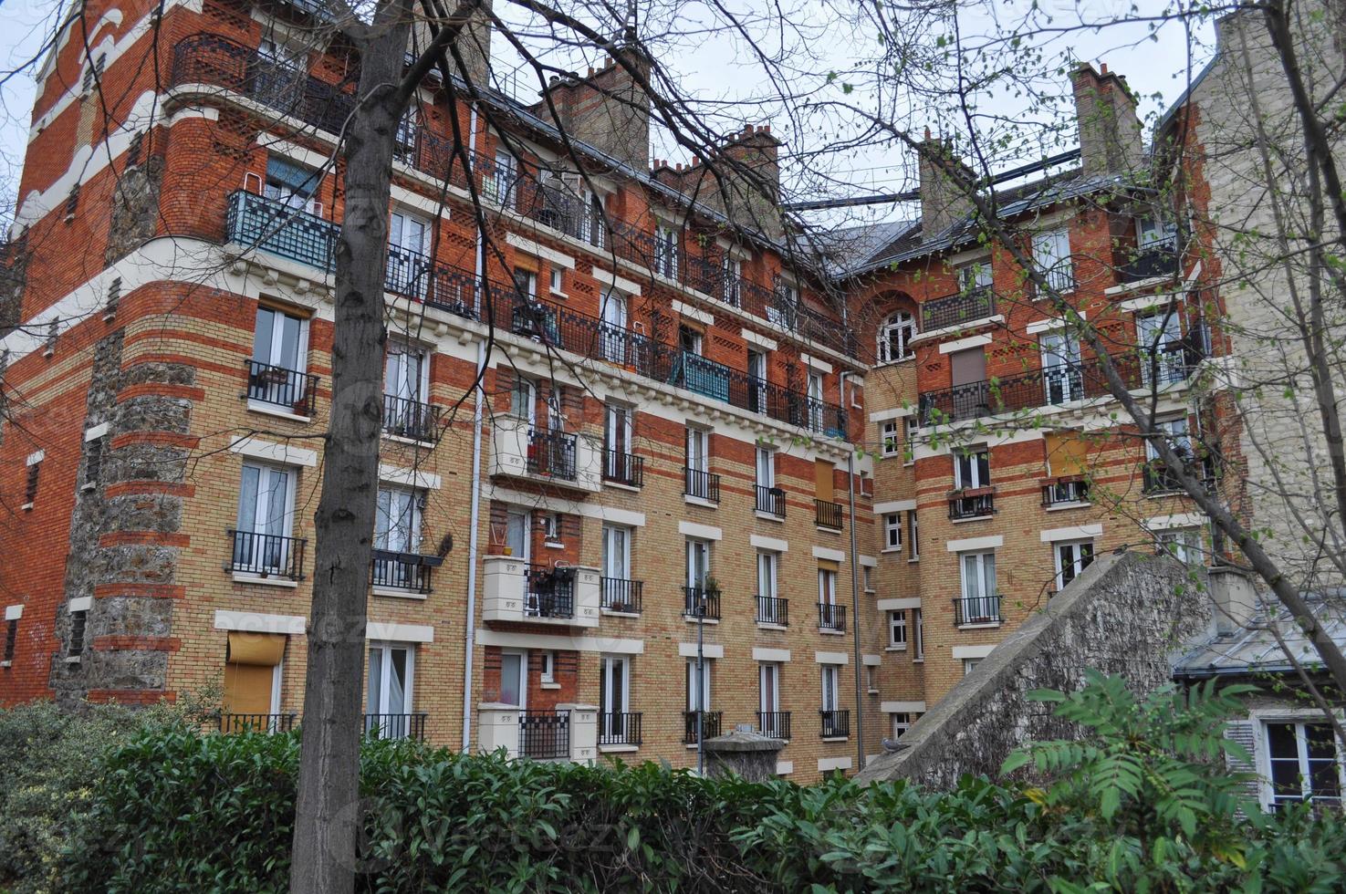 vista de la ciudad de París foto