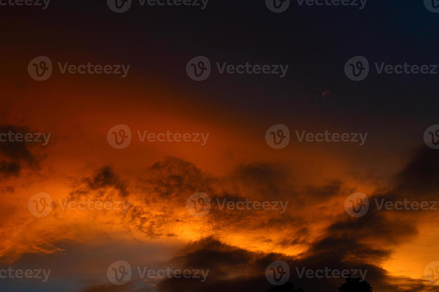 Beautiful sunset sky with clouds. Abstract sky. photo