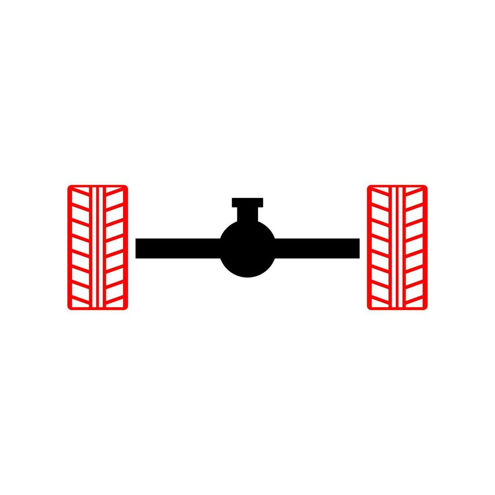 Car service maintenance flat icon vector