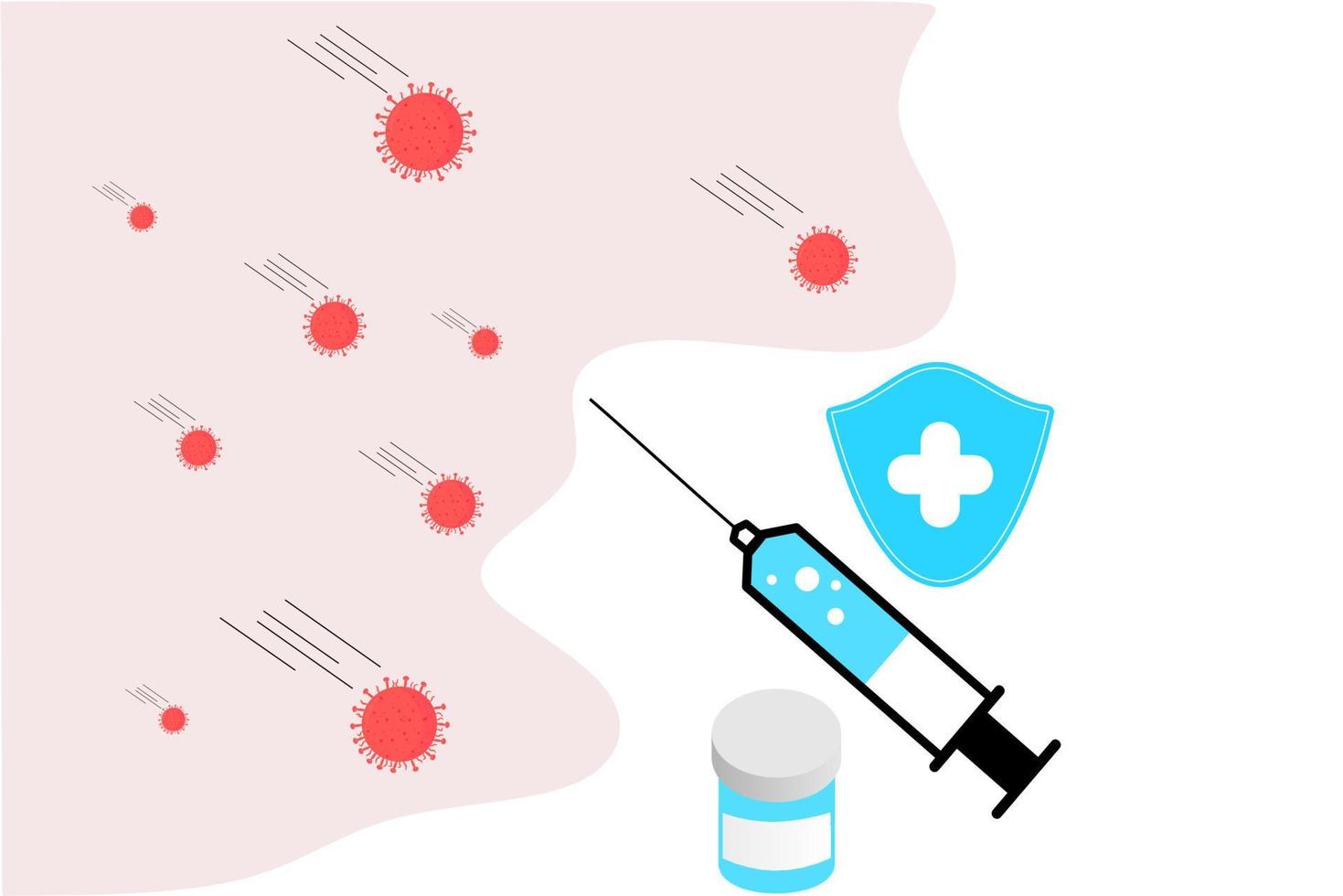 página de inicio del sitio web de vacunación. campaña de inmunización. atención y protección de la salud. tratamiento médico isométrico. ilustración de vector plano para iconos web médicos, ui, aplicación móvil, carteles