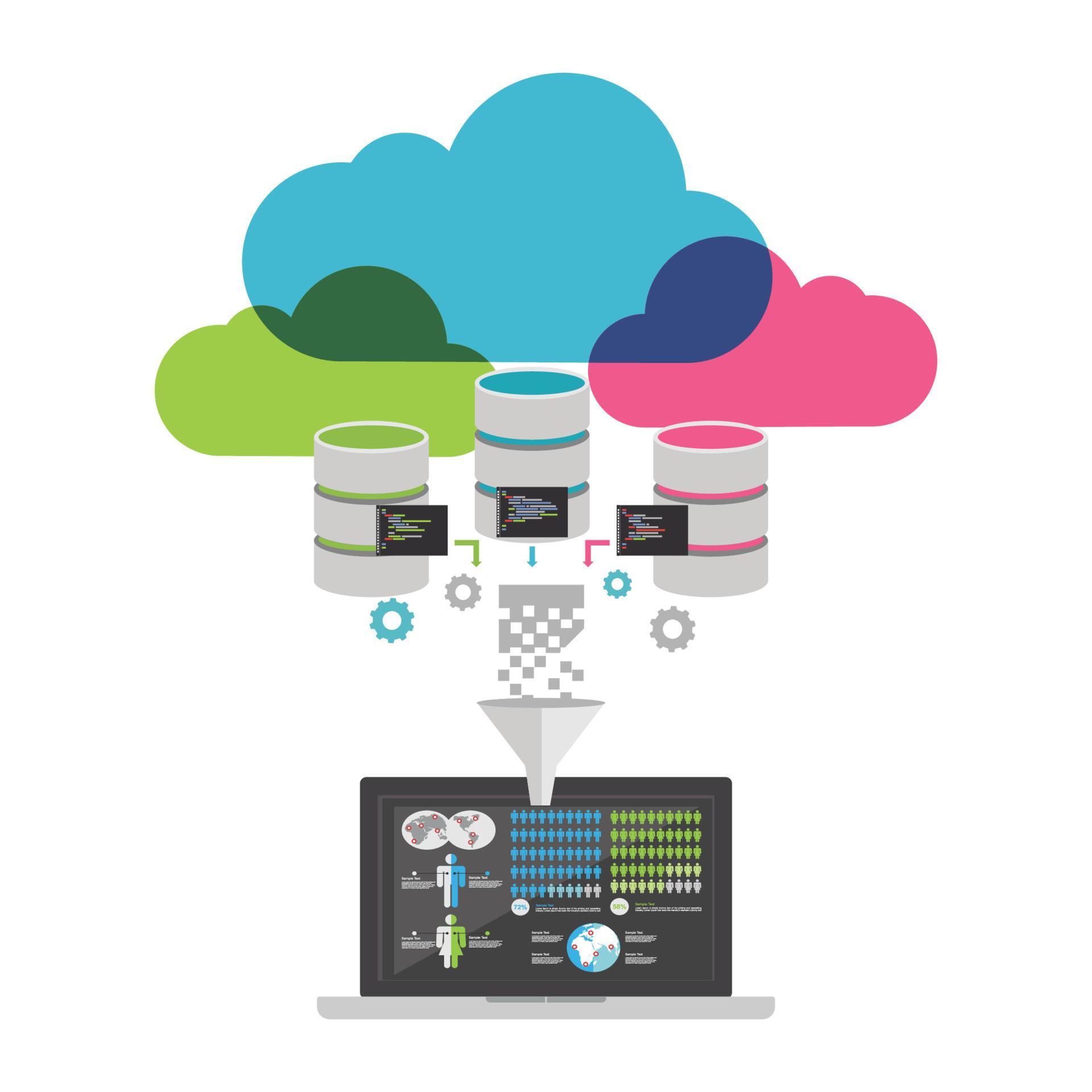 Big data analysis. Data mining concept. 5579791 Vector Art at Vecteezy
