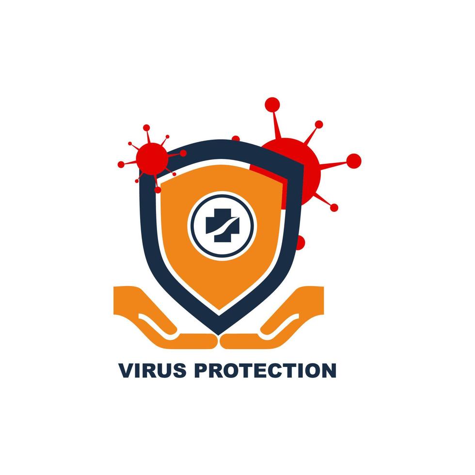 logotipo de jeringa de diseño simple para la vacuna de prevención del virus de la corona vector