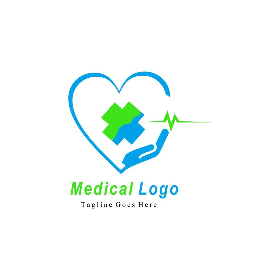 Medical vector icon illustration design template