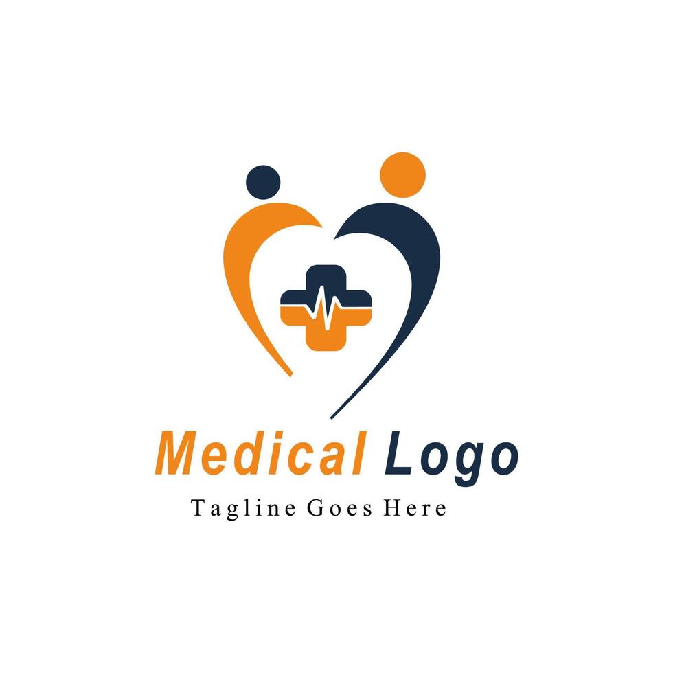 Medical vector icon illustration design template