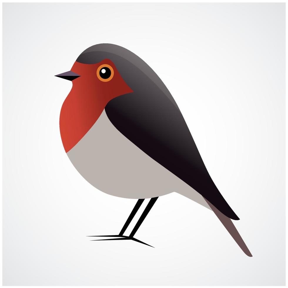 Red Robin Logo Bird Vector illustration Design Icon 5581029 Vector Art at  Vecteezy