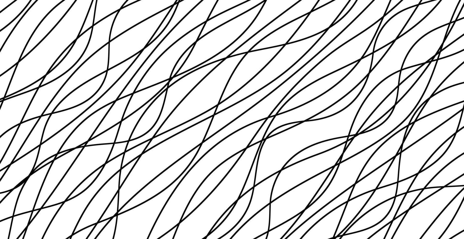 Hand drawn line background vector