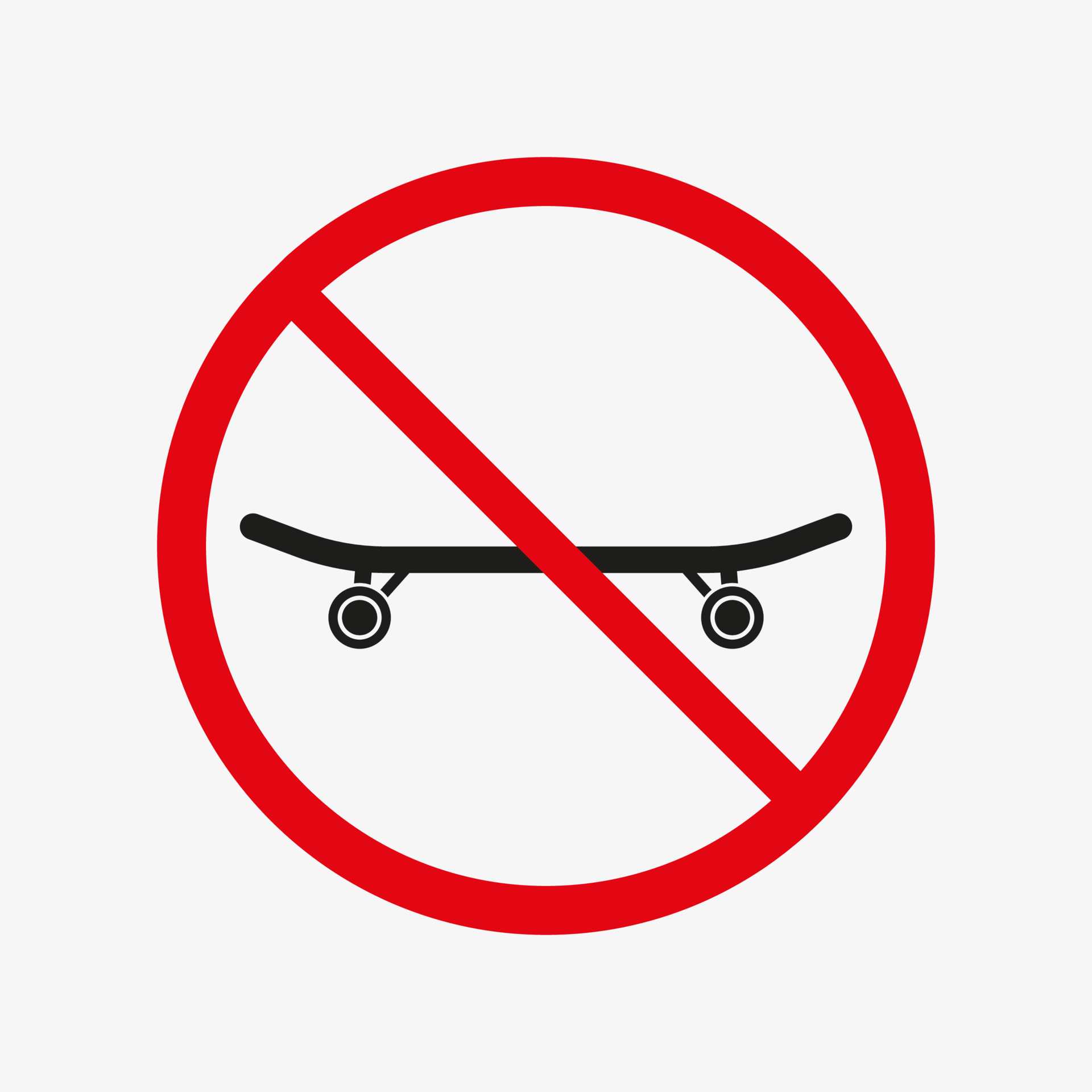 No Skateboarding Sign Vector Art, Icons, and Graphics for Free Download