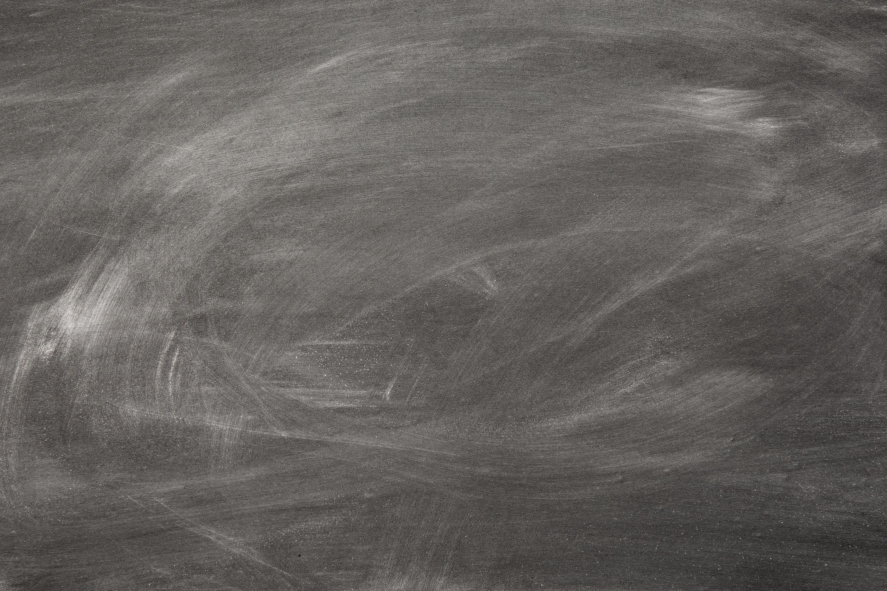 Chalk rubbed out on blackboard, chalkboard texture background copy space for add text and design