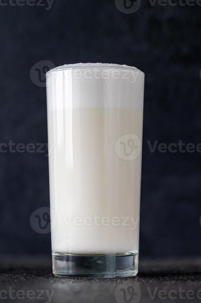 Glass of Ramos Fizz Cocktail photo