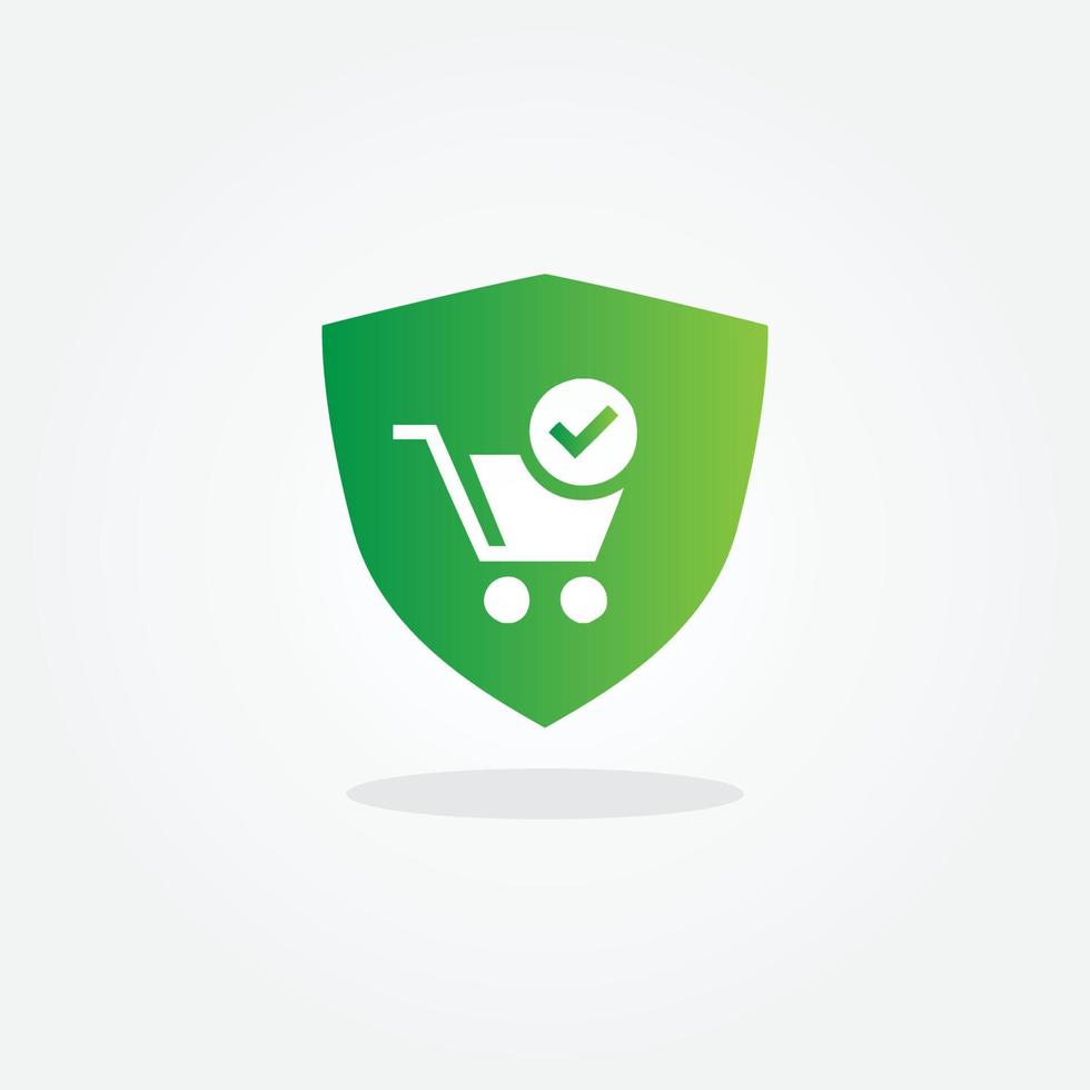 security protection money shopping or payment mobile banking line and fill icon vector