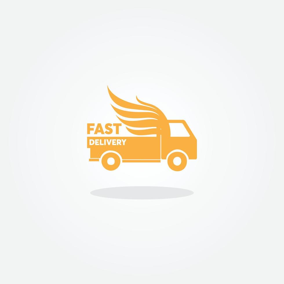 fast delivery icon. Fast Delivery Logo. vector