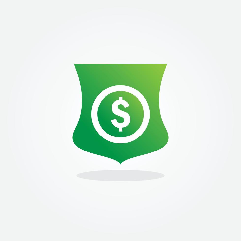 vector de icono de dinero en dólares para web, computadora y aplicación móvil
