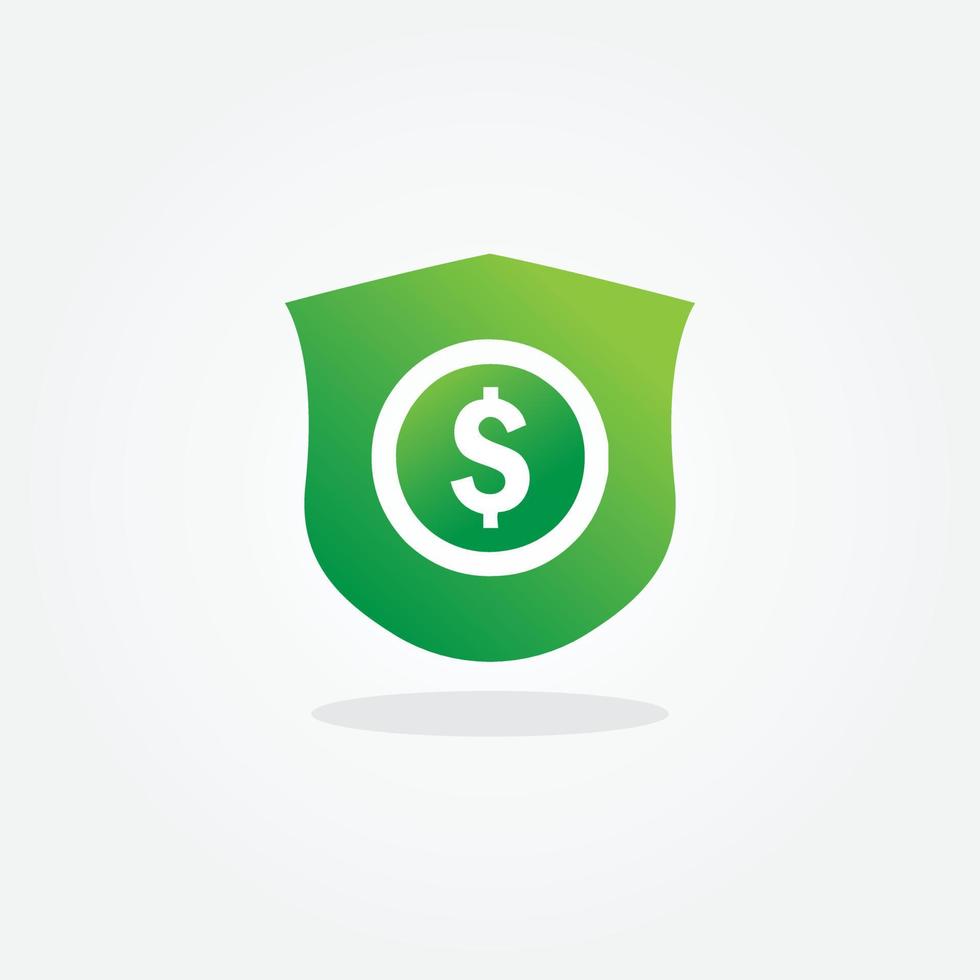 vector de icono de dinero en dólares para web, computadora y aplicación móvil