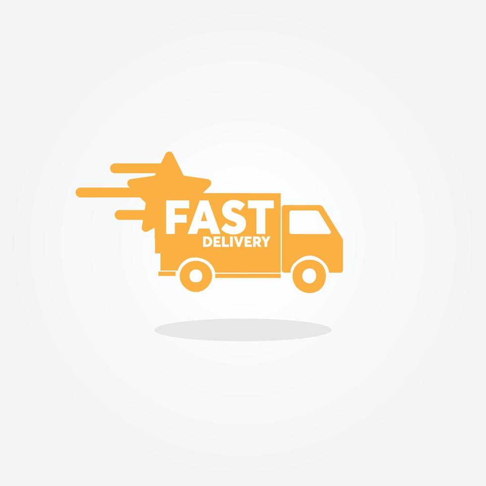 fast delivery icon. Fast Delivery Logo. vector