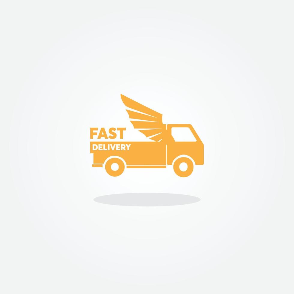 fast delivery icon. Fast Delivery Logo. vector