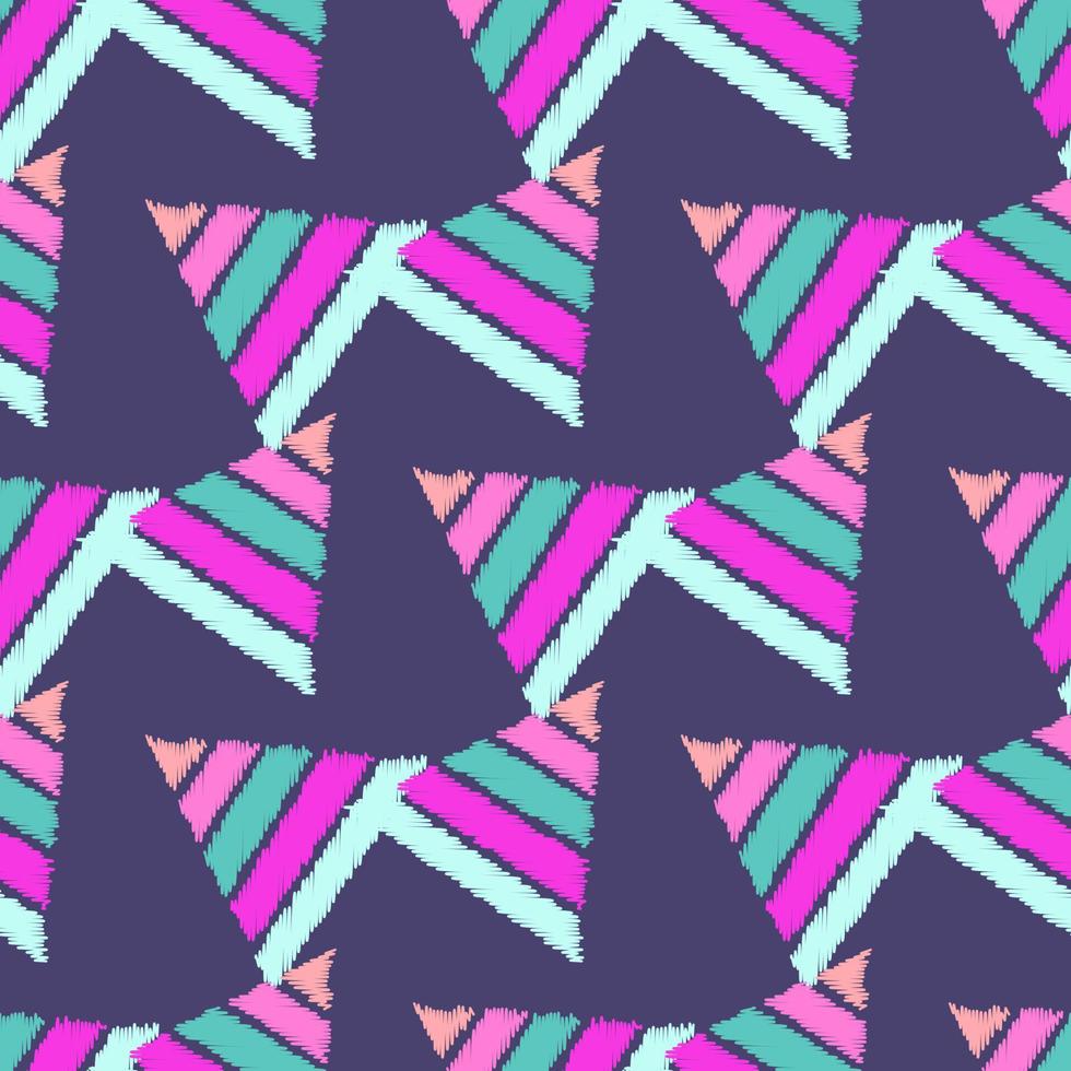 Tribal seamless pattern. Native hand drawn ornament background. vector