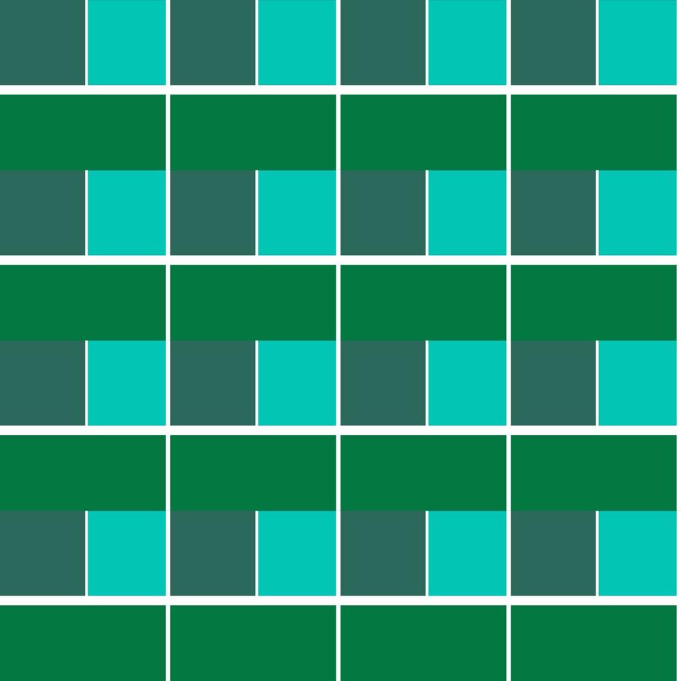 Green st Patric seamless pattern in checked background graphic style vector