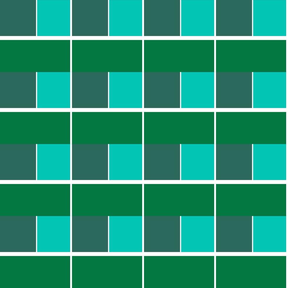 Green st Patric seamless pattern in checked background graphic style vector