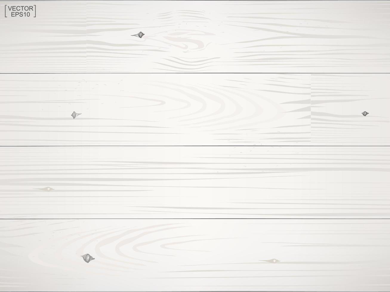 White wood pattern and texture for background. Vector. vector