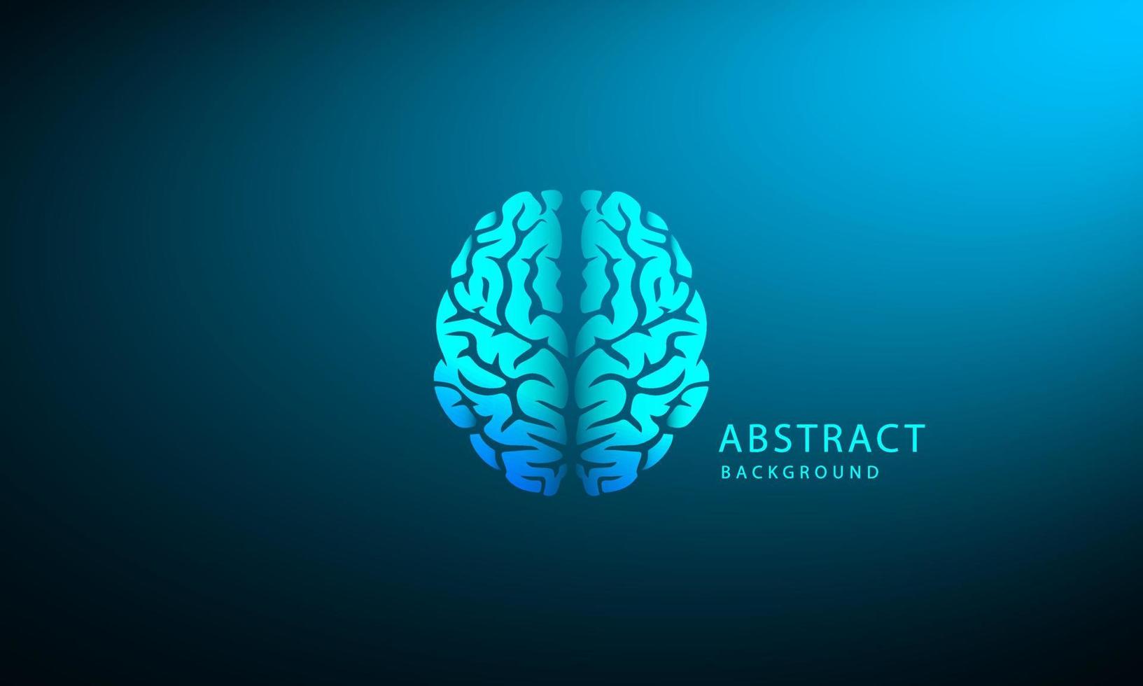 Abstract brain technology, futuristic, energy technology concept. stripes lines with blue light, speed and motion blur over dark blue background. vector