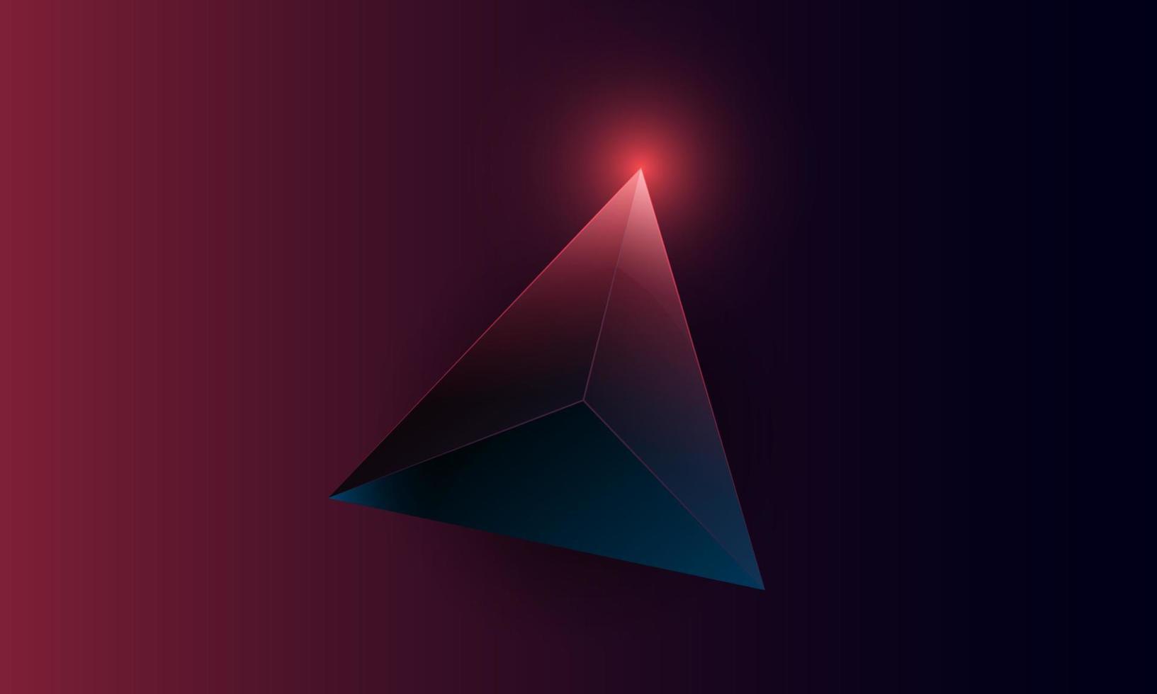 Abstract dark purple polygon triangles shape pattern on background. Illustration Vector design digital technology concept.