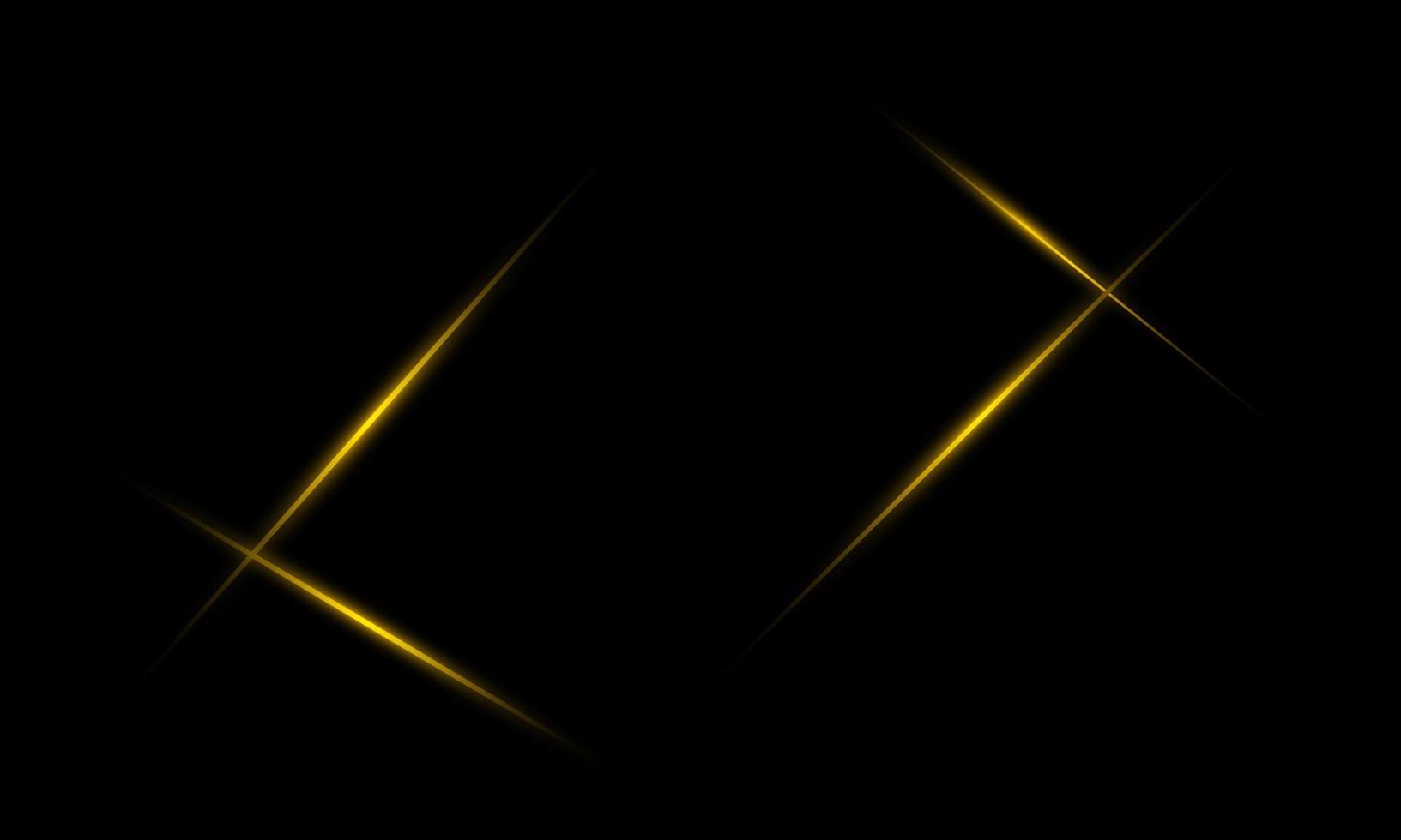 patrón de línea abstracta oro de lujo con fondo oscuro. concepto de tecnología digital de diseño vectorial de ilustración. vector