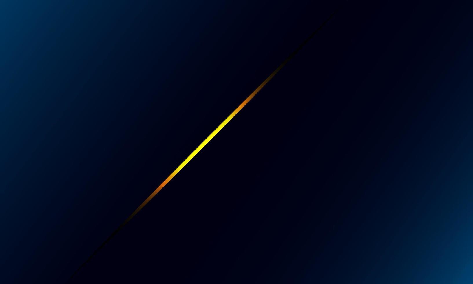 Abstract blue polygon triangles shape pattern background with golden line and lighting effect luxury style. Illustration Vector design digital technology concept.
