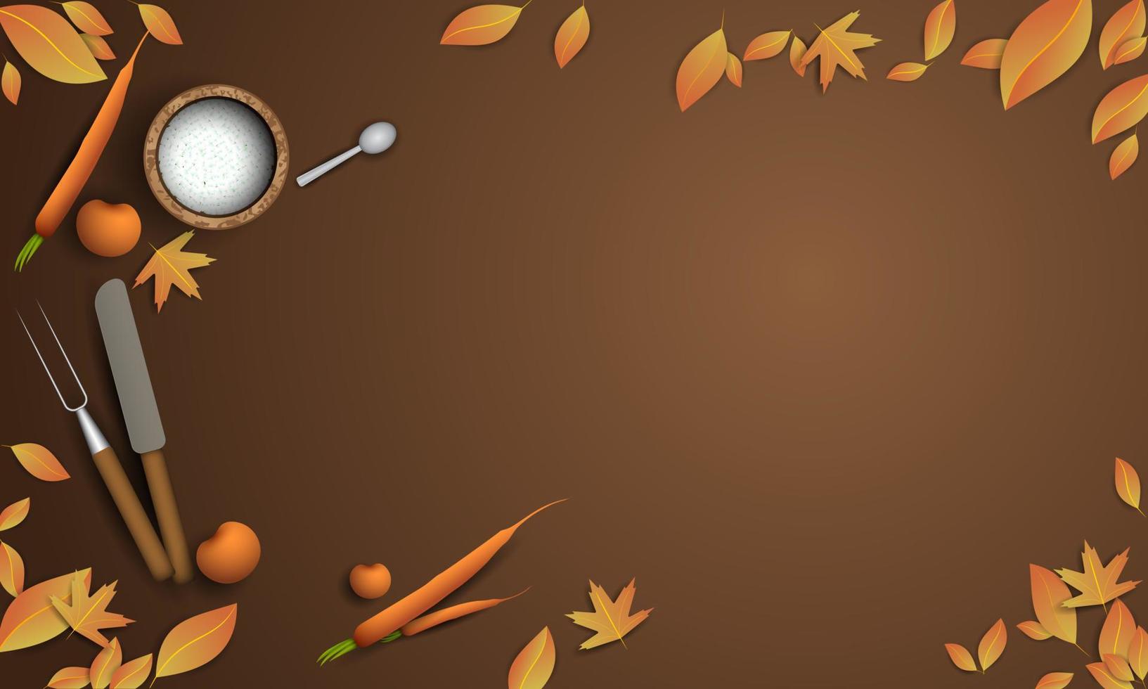 Thanksgiving Day Background Design. vector