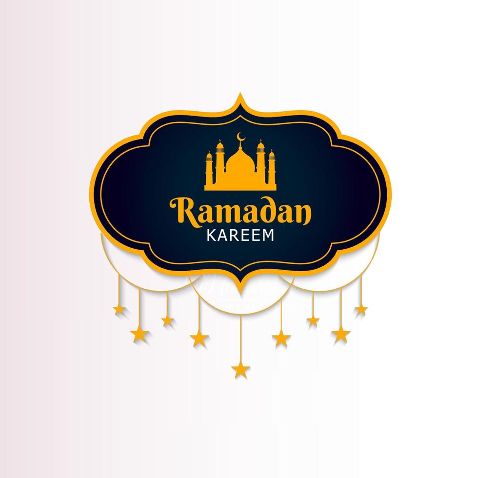 Celebration Ramadan Kareem Background. Ramadan kareem design vector illustration. Islamic New Year background
