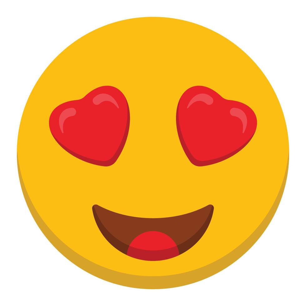 Love emoji vector icon  Which Can Easily Modify Or Edit