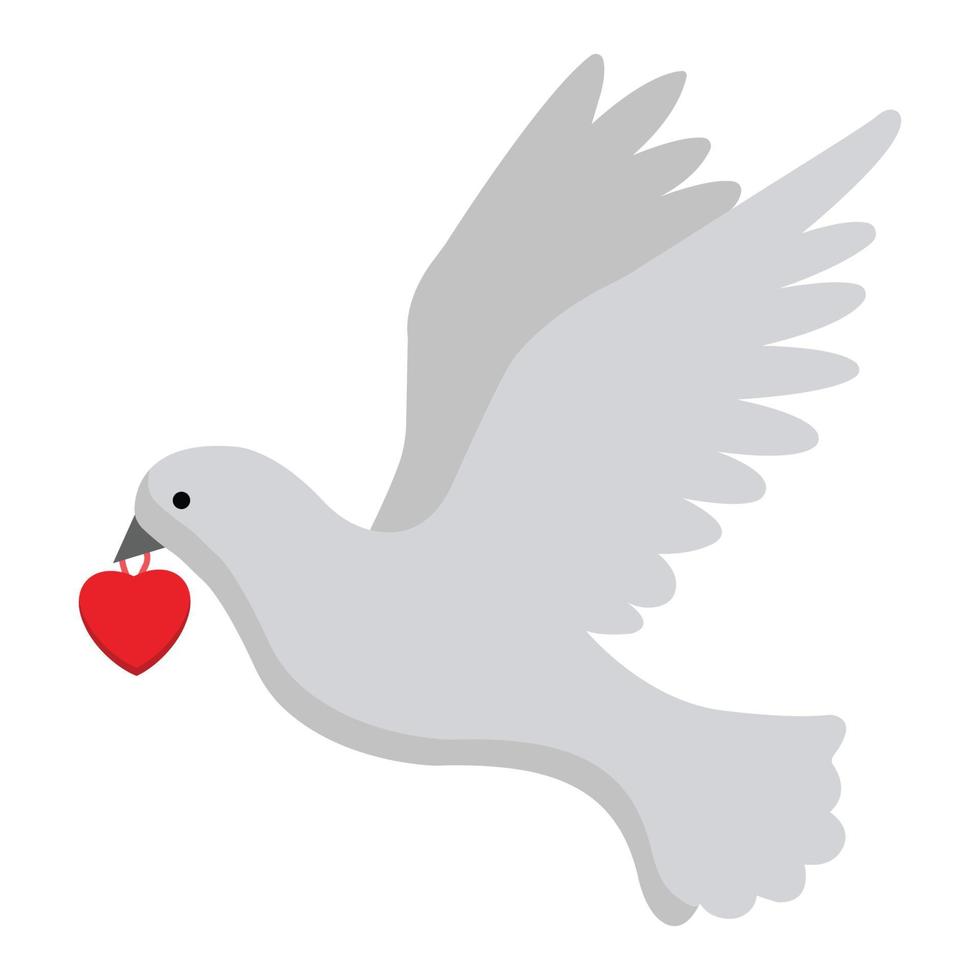 icono de vector de pájaro de amor que puede modificar o editar fácilmente