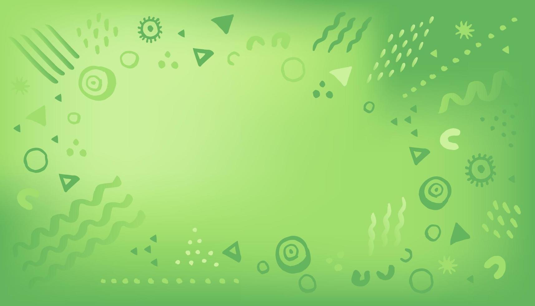 Gradient Green Abstract Background vector