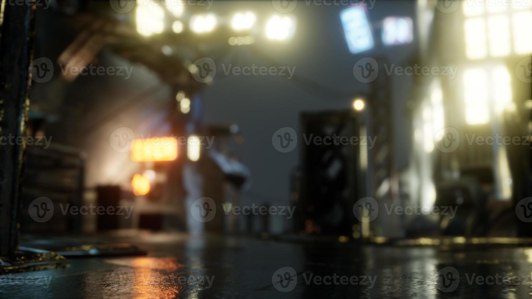City Streets In The Rain At Night photo