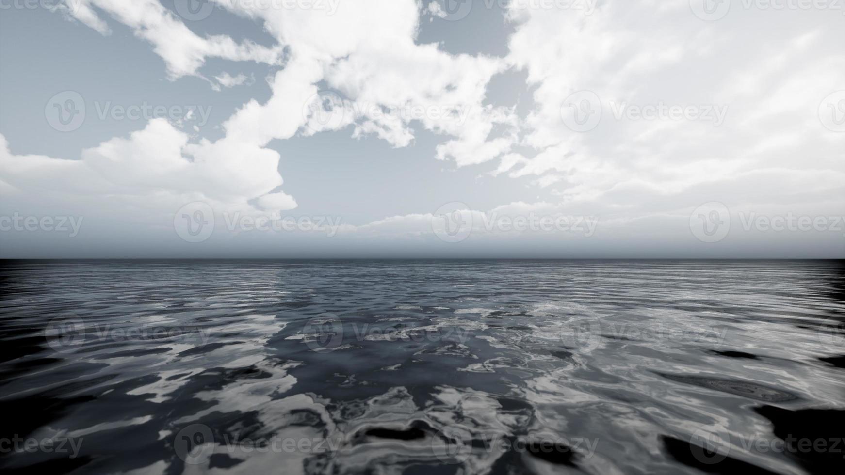 morning fog over the sea photo