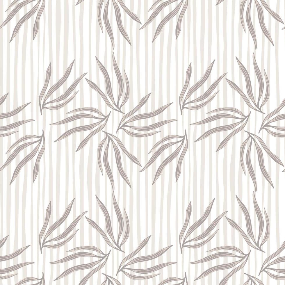 Geometric tropical leaves semless pattern. vector