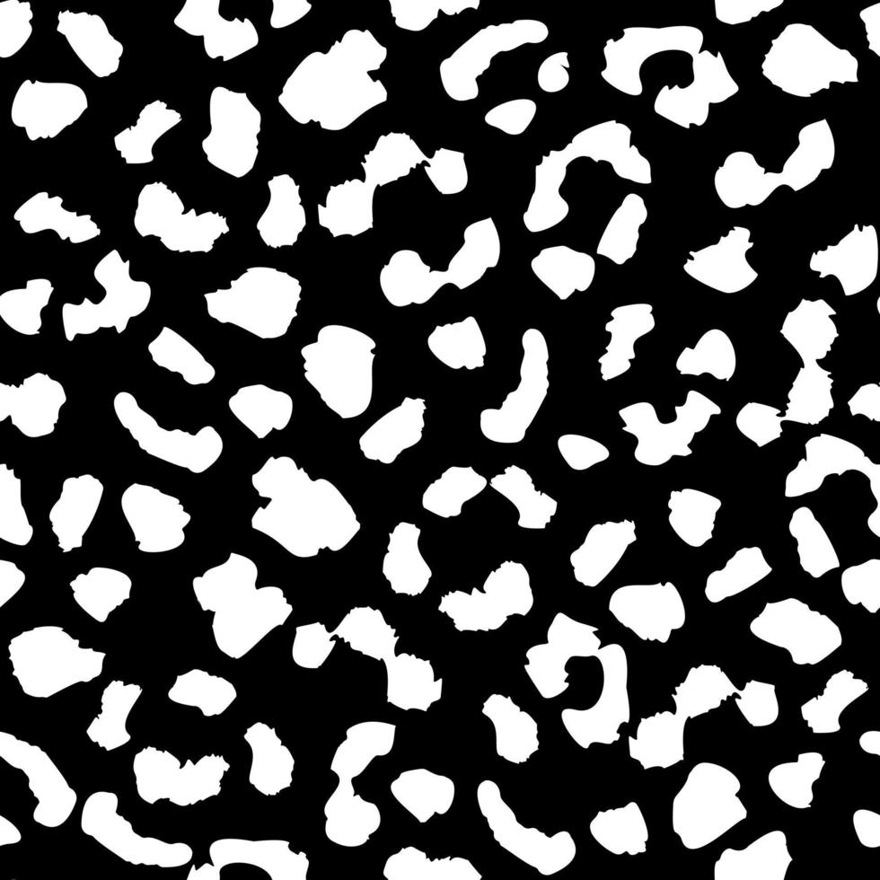 repetición de textura de patrón sin costuras de piel de leopardo abstracta. vector