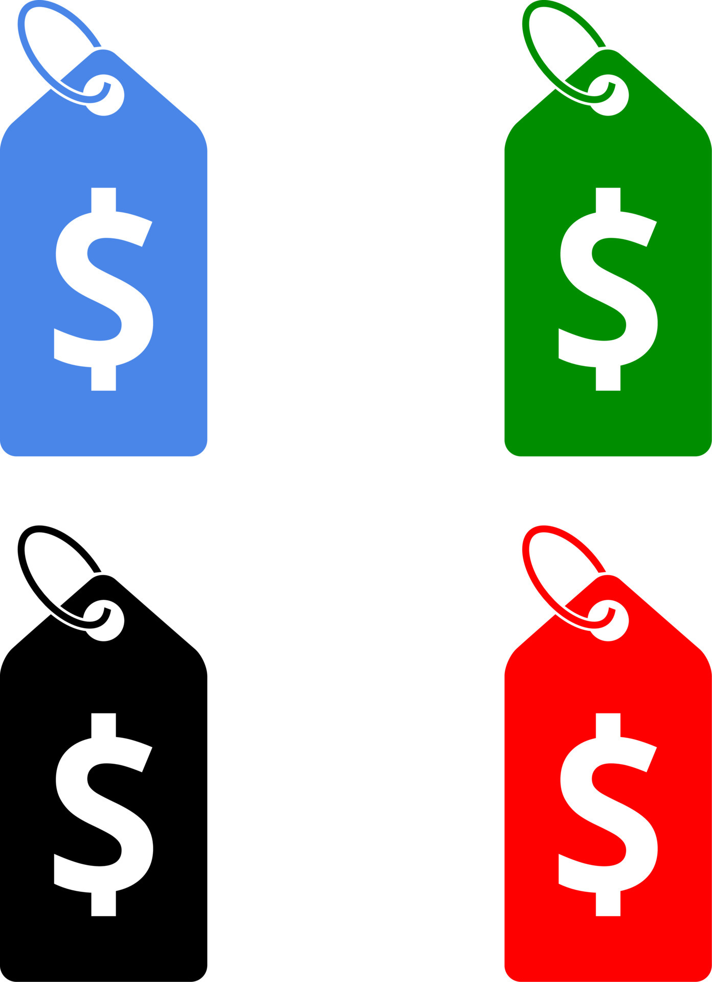 Price tag icon vector clip art symbol 5591830 Vector Art at Vecteezy