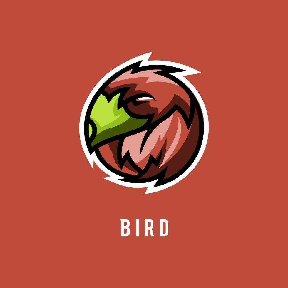 Bird e-sport logo design inspiration vector