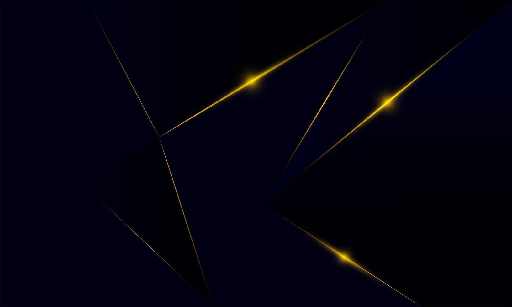 Abstract blue polygon triangles shape pattern background with lighting effect luxury style. Illustration Vector design digital technology concept.