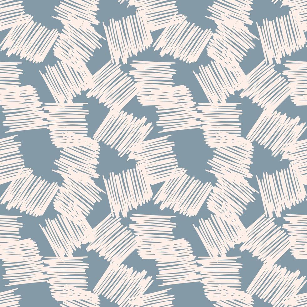 garabatos dibujados a mano de patrones sin fisuras. trazos de lápiz abstractos línea interminable fondo de pantalla. papel pintado de camuflaje. vector