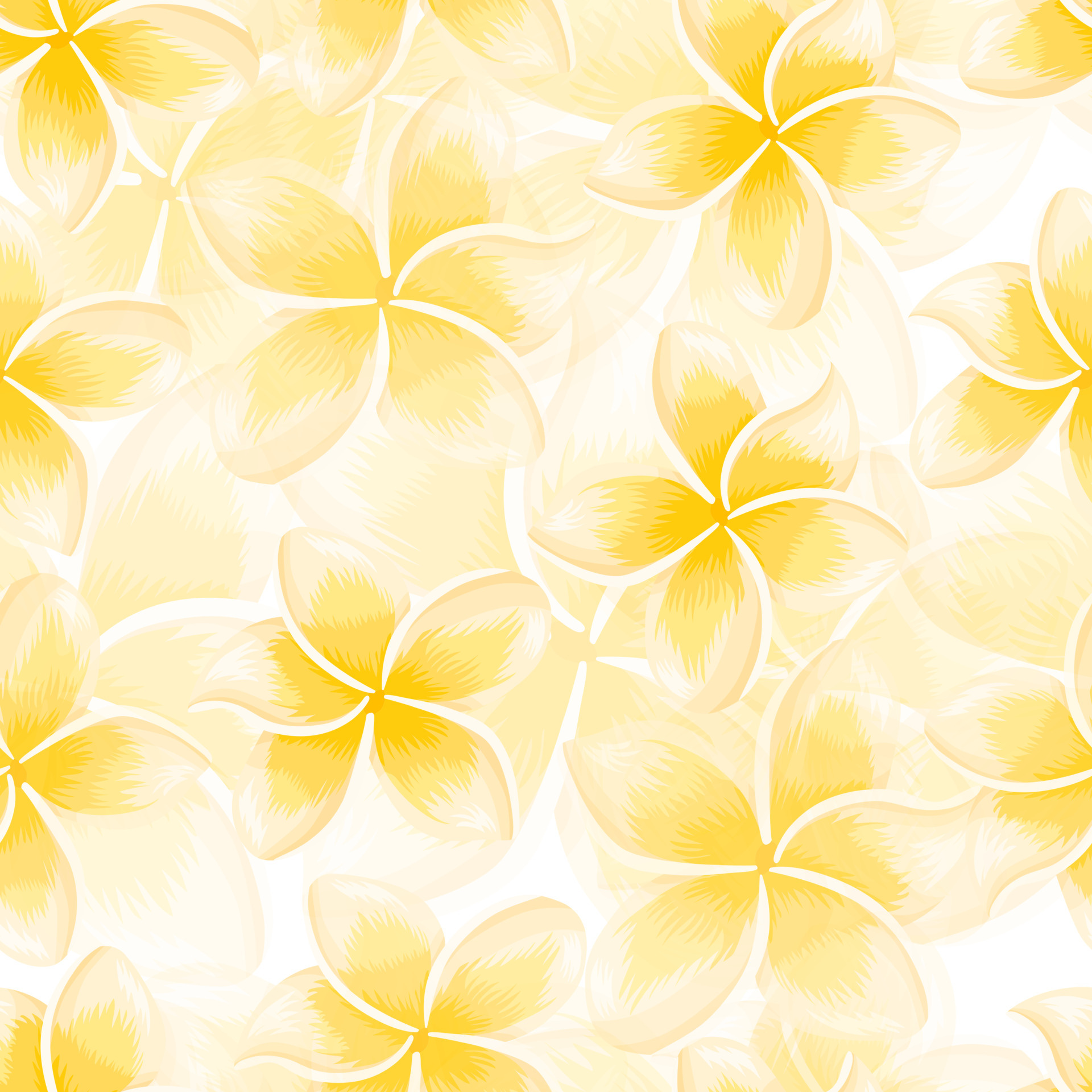 Exotic yellow blooming plumeria seamless pattern. Tropical flowers wallpaper. 5592638 Vector Art at Vecteezy Exotic yellow blooming plumeria seamless pattern. Tropical flowers wallpaper. 5592638 Vector Art at Vecteezy